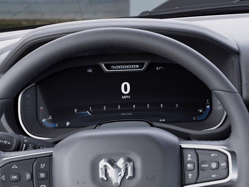 2026 Bright White Clearcoat Ram 1500 Laramie 4X4 Truck