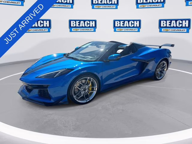 2026 Riptide Blue Metallic Chevrolet Corvette Z06 3LZ RWD Convertible