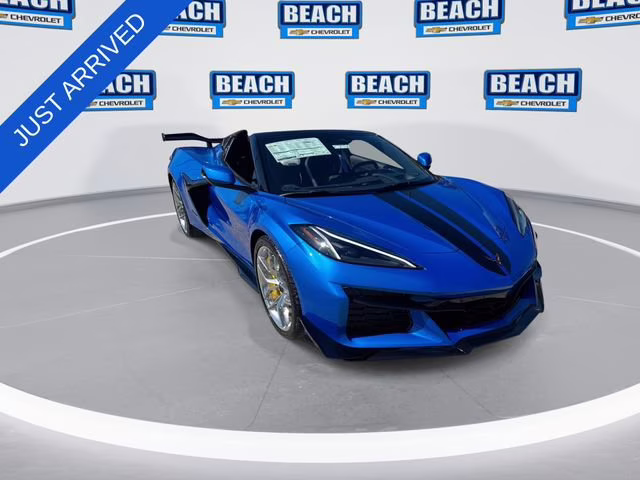 2026 Riptide Blue Metallic Chevrolet Corvette Z06 3LZ RWD Convertible