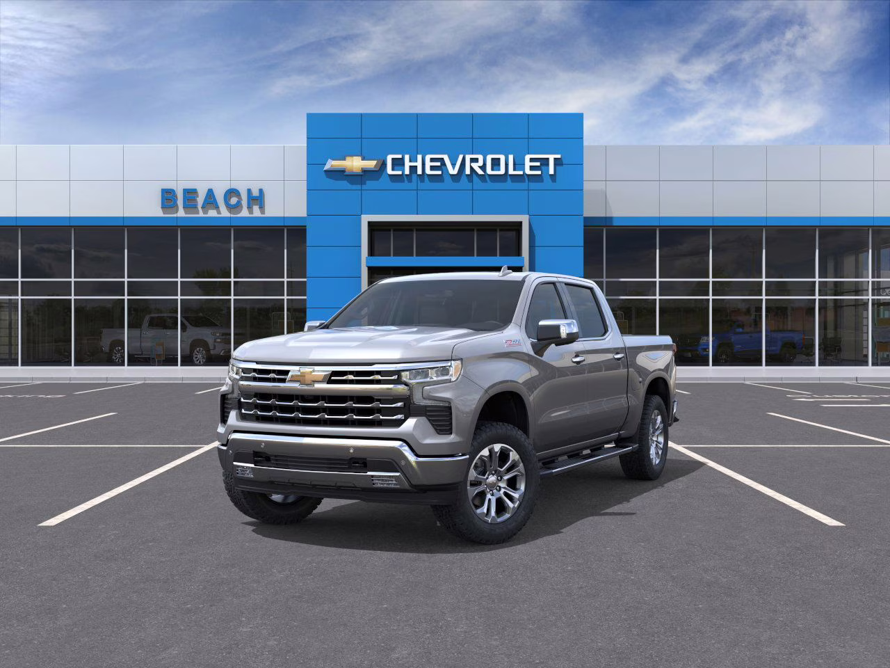 2026 Sterling Gray Metallic Chevrolet Silverado 1500 LTZ 4X4 Truck