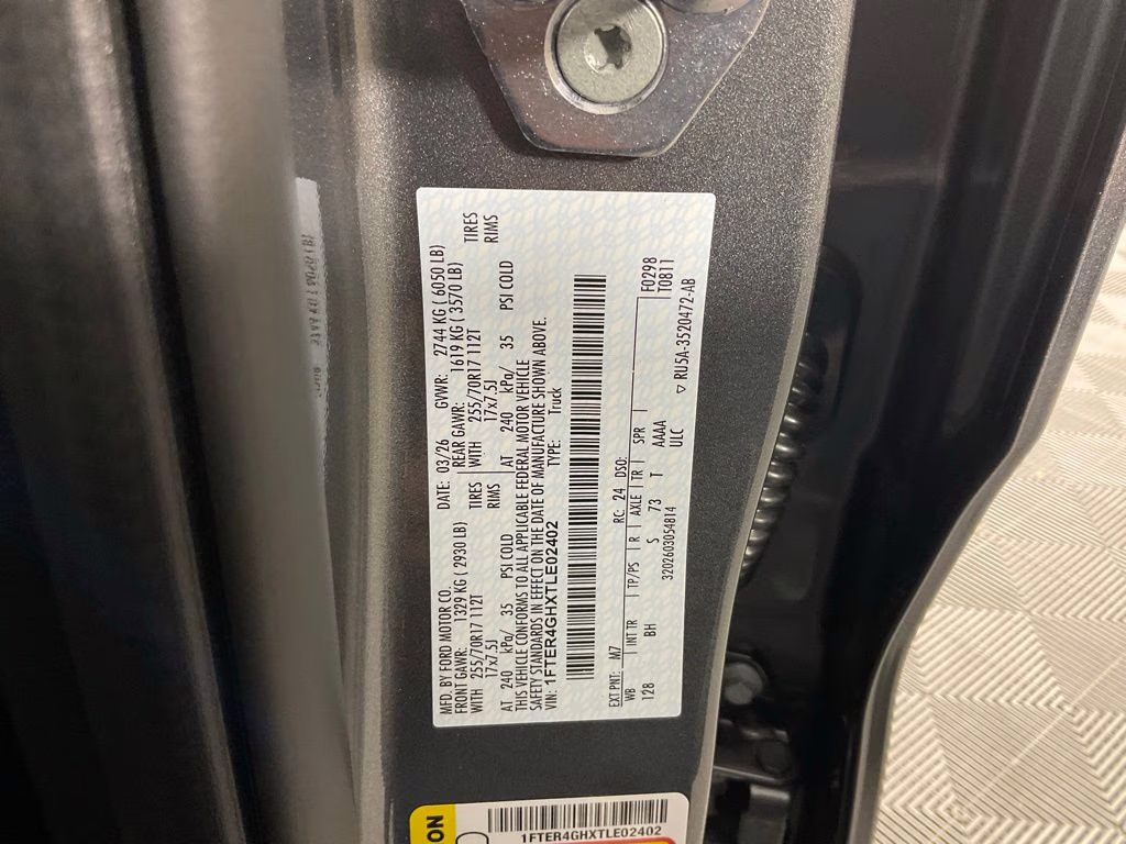 2026 Gray Ford Ranger XLT RWD Truck