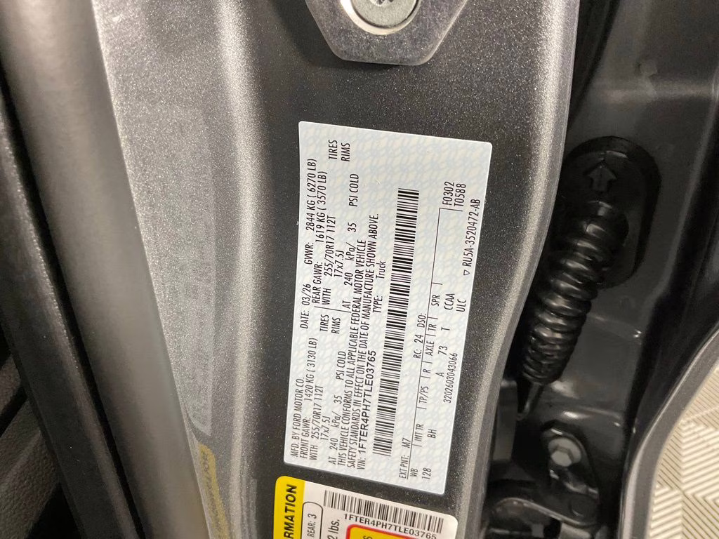 2026 Gray Metallic Ford Ranger XL 4X4 Truck