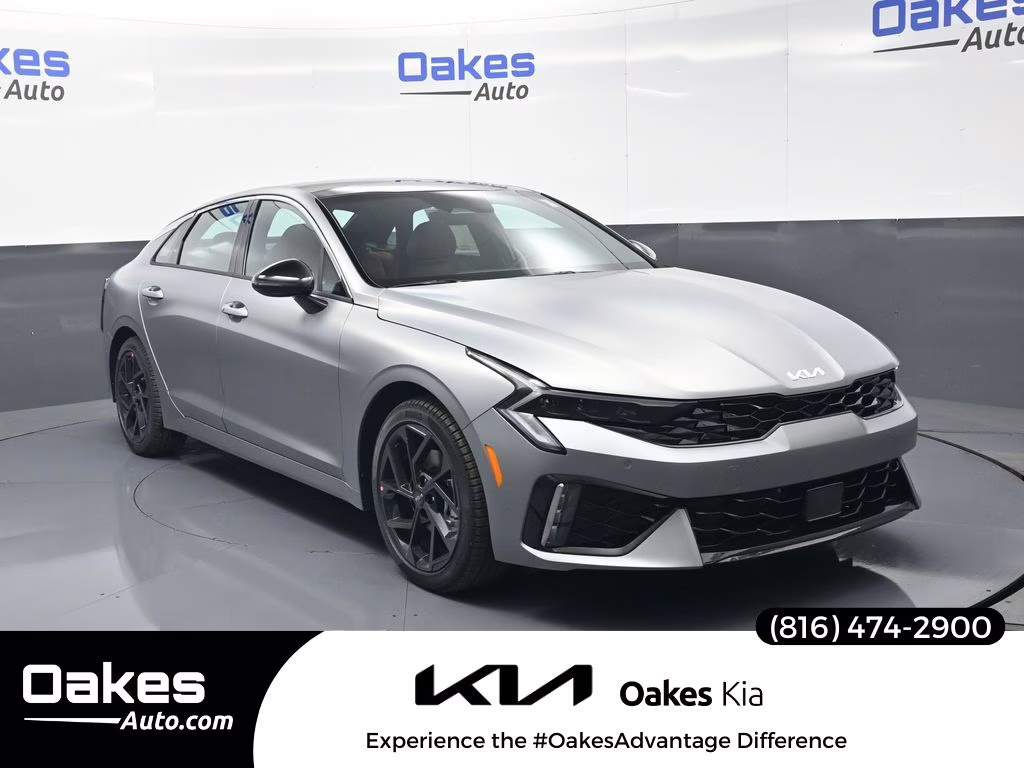 2026 Steel Matte Gray Kia K5 GT-Line AWD Sedan
