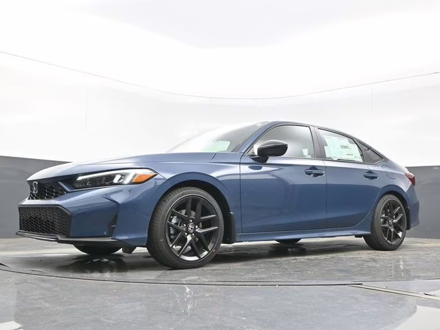 2026 Blue Lagoon Pearl Honda Civic Hybrid Sport FWD Sedan