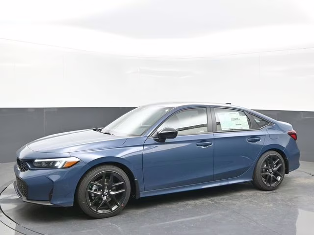 2026 Blue Lagoon Pearl Honda Civic Hybrid Sport FWD Sedan