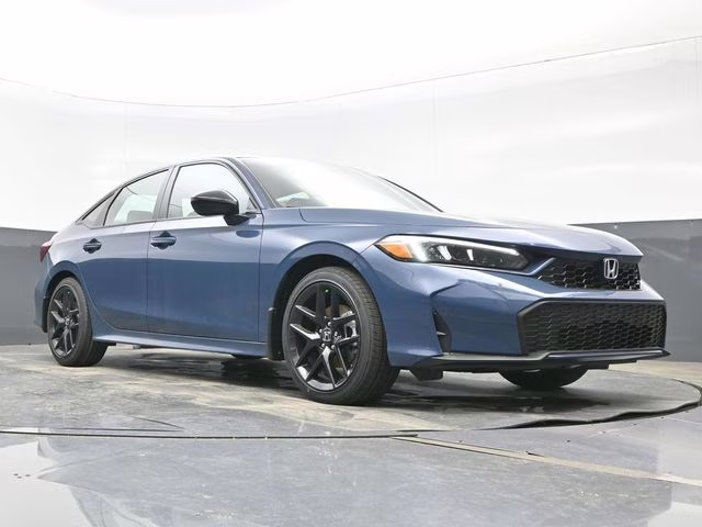 2026 Blue Lagoon Pearl Honda Civic Hybrid Sport FWD Sedan