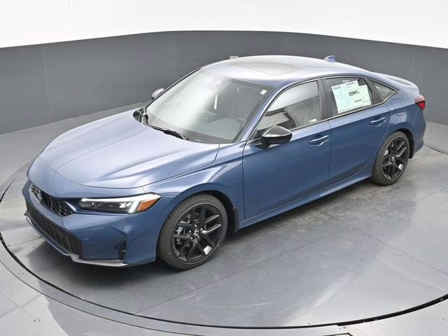 2026 Blue Lagoon Pearl Honda Civic Hybrid Sport FWD Sedan