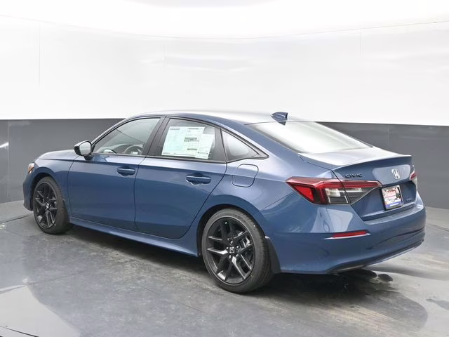 2026 Blue Lagoon Pearl Honda Civic Hybrid Sport FWD Sedan