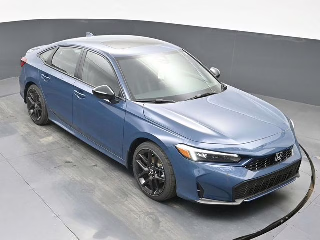 2026 Blue Lagoon Pearl Honda Civic Hybrid Sport FWD Sedan