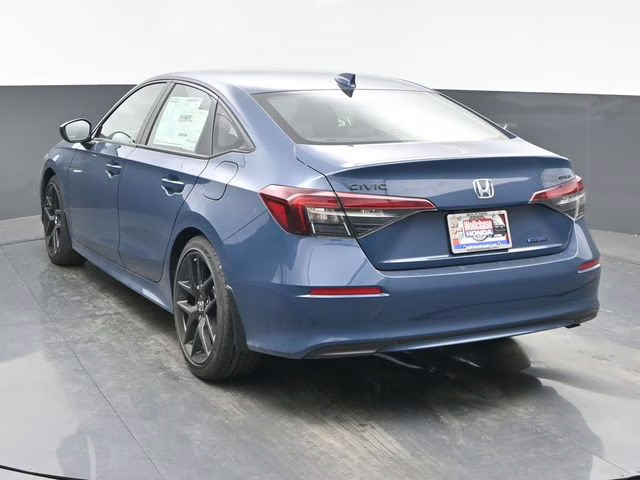2026 Blue Lagoon Pearl Honda Civic Hybrid Sport FWD Sedan