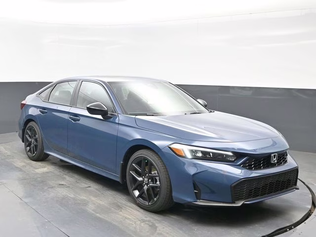 2026 Blue Lagoon Pearl Honda Civic Hybrid Sport FWD Sedan