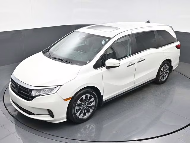 2021 Platinum White Pearl Honda Odyssey EX-L FWD Van