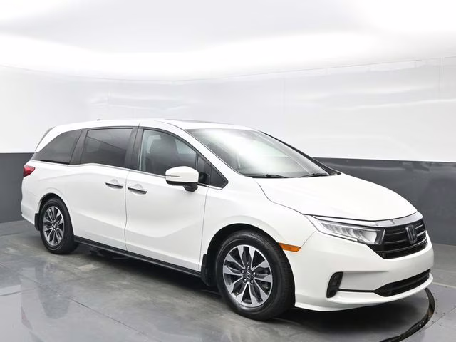 2021 Platinum White Pearl Honda Odyssey EX-L FWD Van