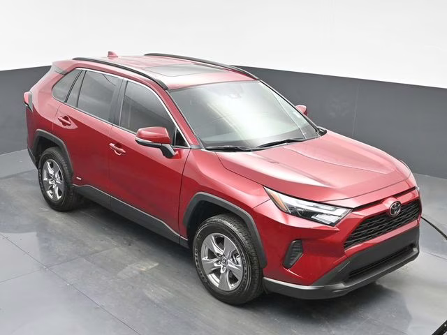 2025 Ruby Flare Pearl Toyota RAV4 Hybrid XLE AWD SUV