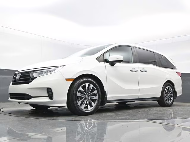 2021 Platinum White Pearl Honda Odyssey EX-L FWD Van