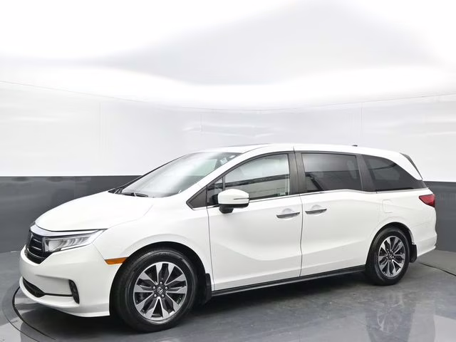 2021 Platinum White Pearl Honda Odyssey EX-L FWD Van