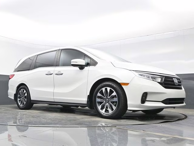 2021 Platinum White Pearl Honda Odyssey EX-L FWD Van