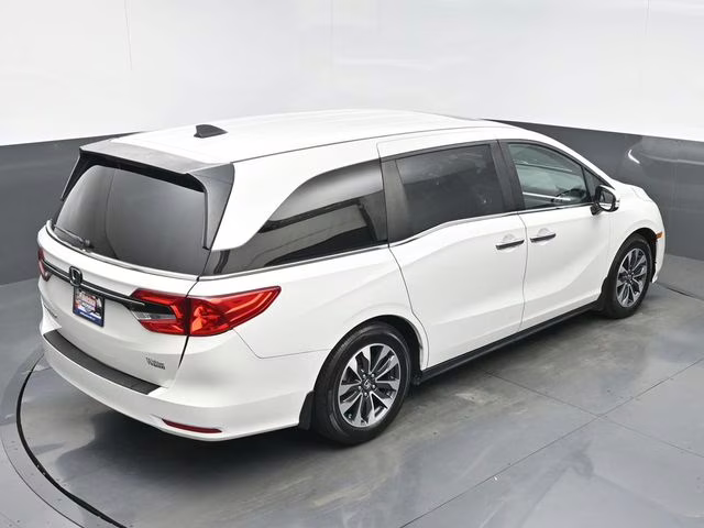 2021 Platinum White Pearl Honda Odyssey EX-L FWD Van