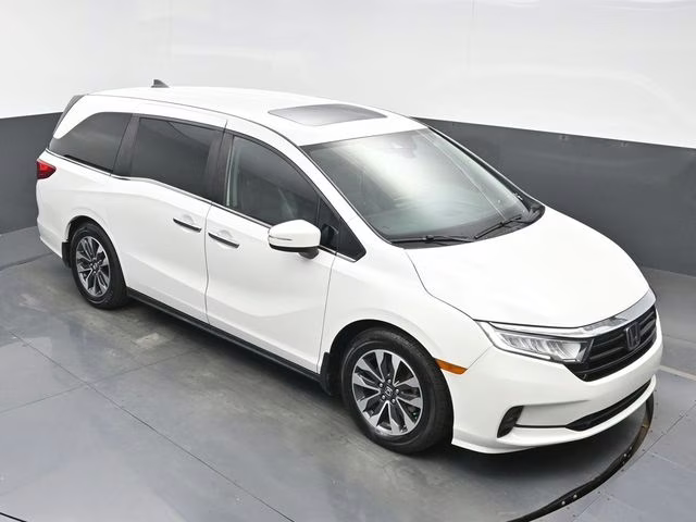 2021 Platinum White Pearl Honda Odyssey EX-L FWD Van