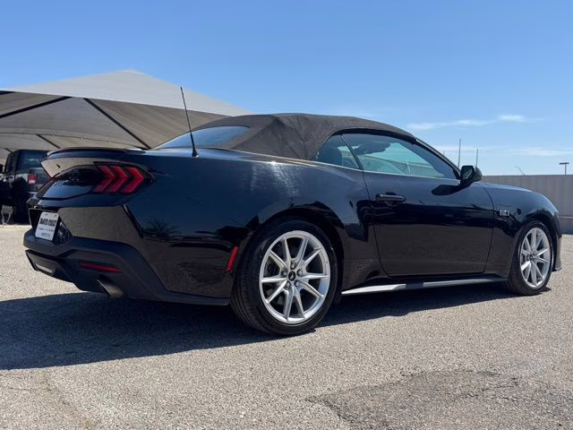 2024 Shadow Black Ford Mustang GT Premium RWD Convertible