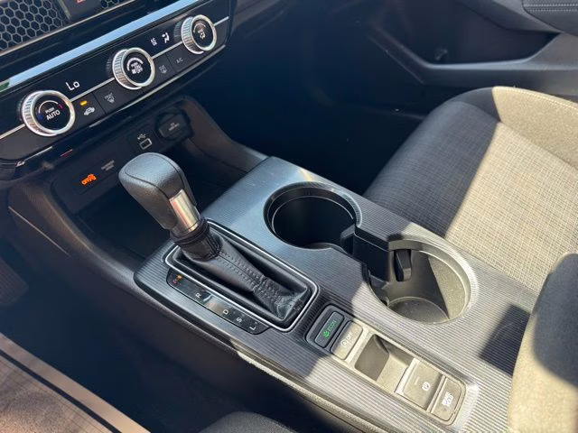 2022 Platinum White Pearl Honda Civic LX FWD Sedan