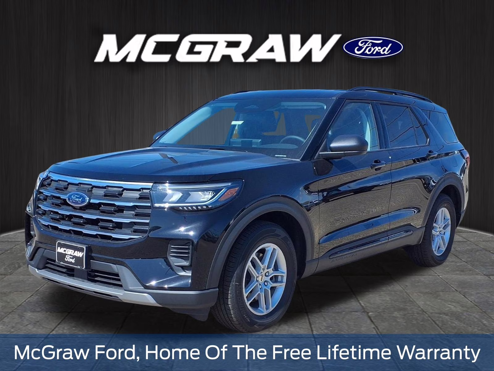 2026 Black Metallic Ford Explorer Active RWD SUV