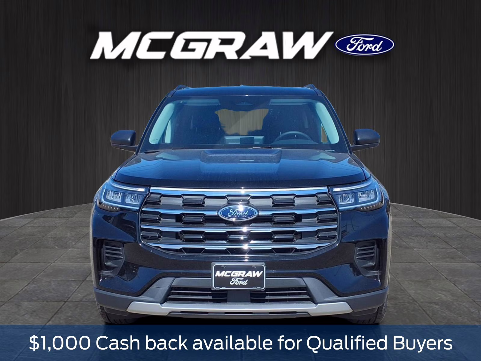 2026 Black Metallic Ford Explorer Active RWD SUV