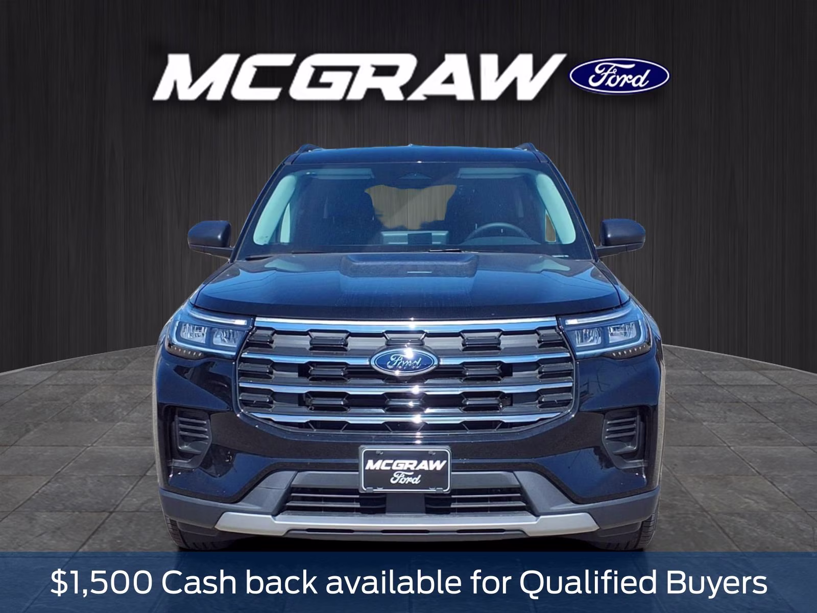 2026 Black Metallic Ford Explorer Active RWD SUV