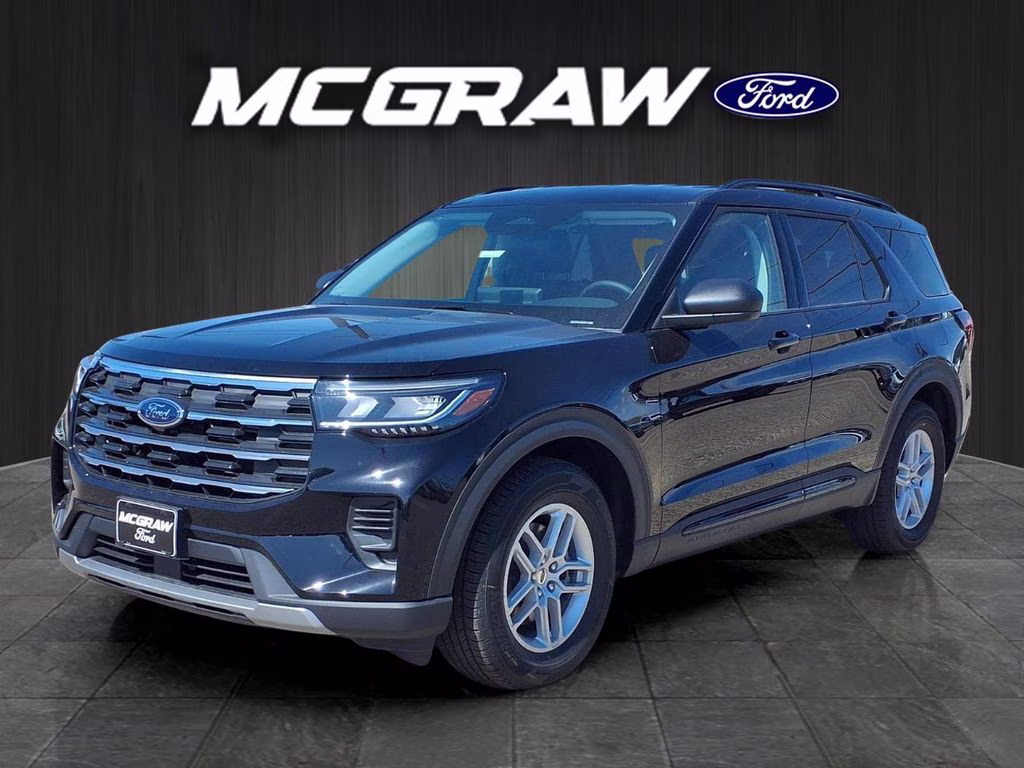 2026 Agate Black Metallic Ford Explorer Active w/200A Pkg RWD SUV