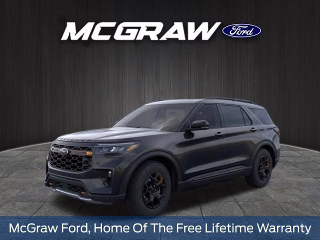 2026 Black Metallic Ford Explorer Tremor 4X4 SUV