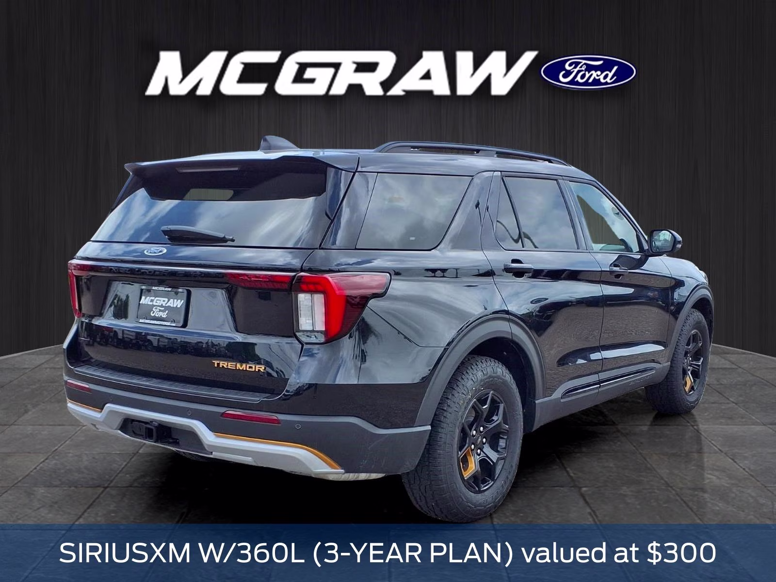 2026 Black Metallic Ford Explorer Tremor 4X4 SUV