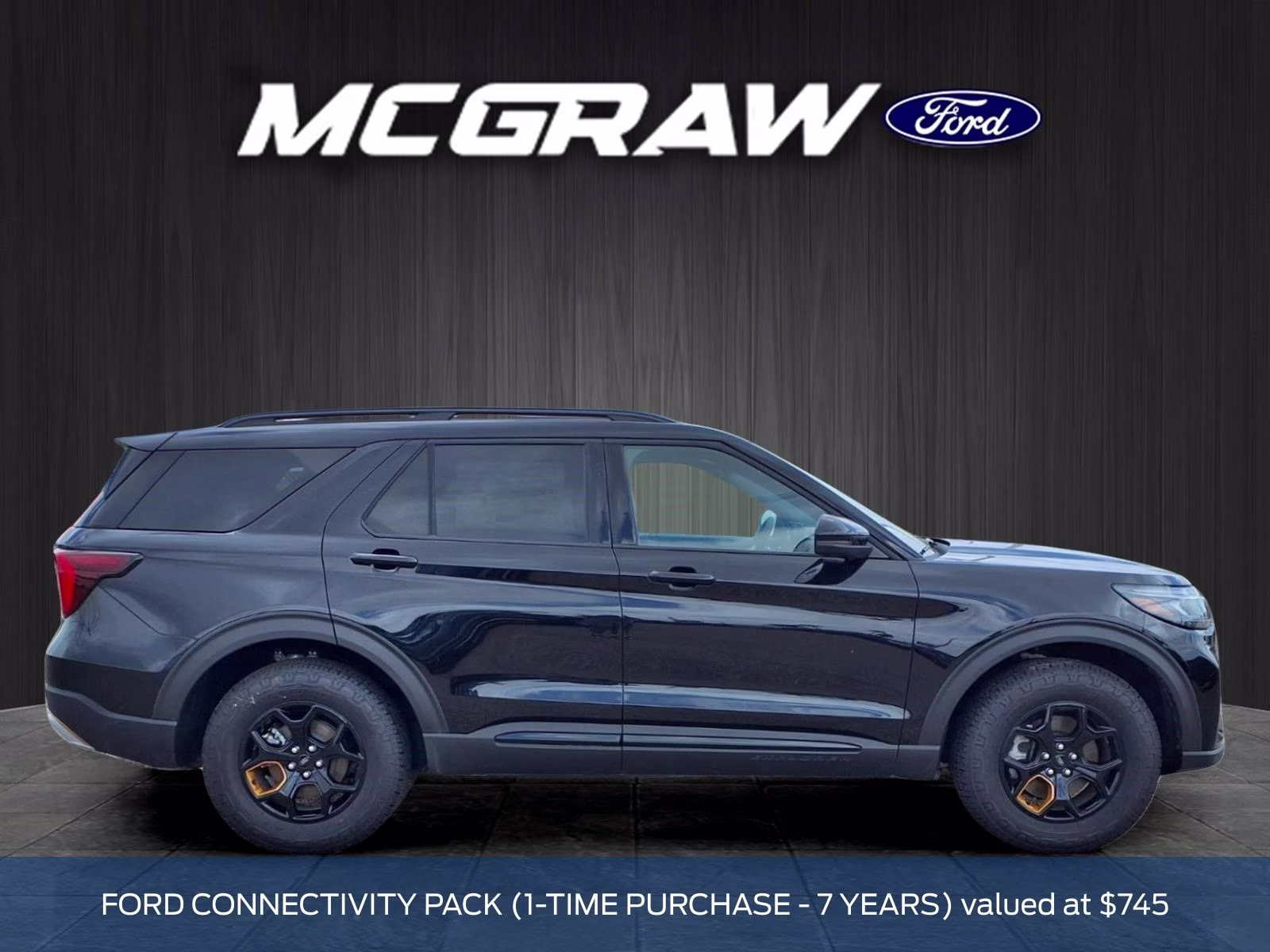 2026 Black Metallic Ford Explorer Tremor 4X4 SUV