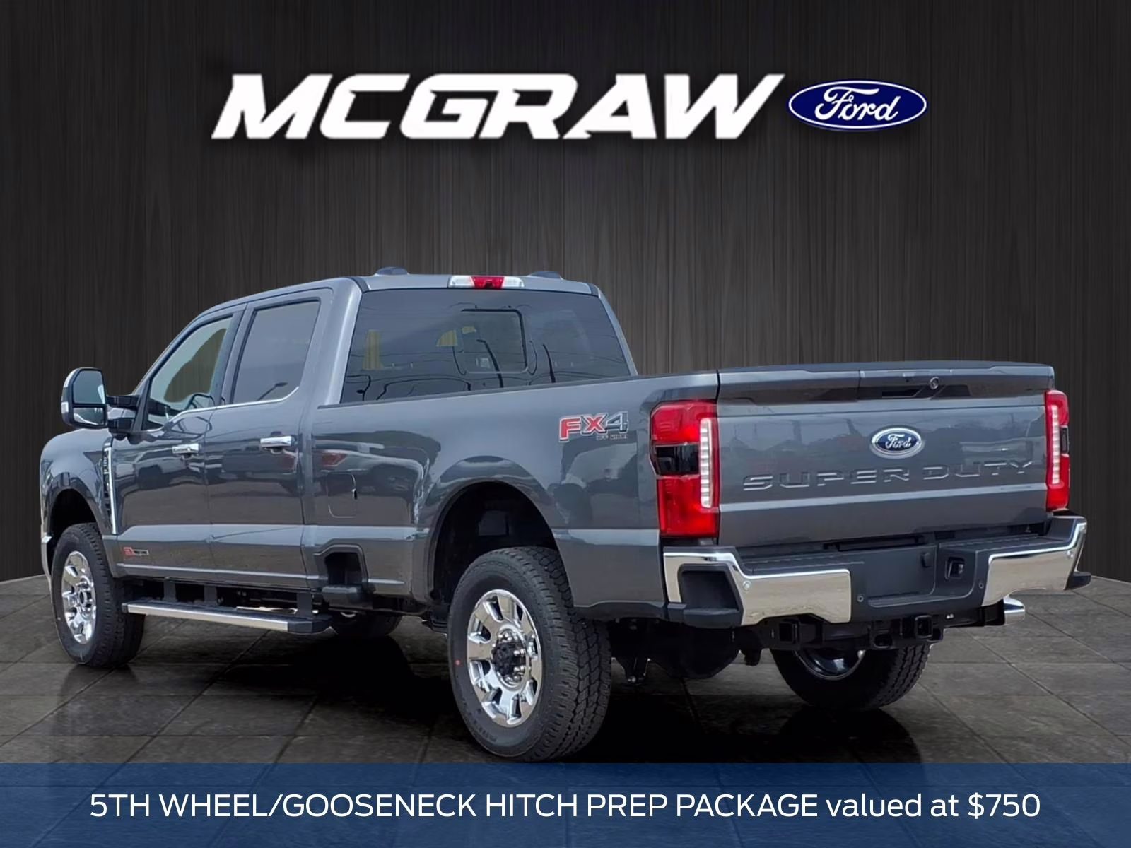 2026 Gray Metallic Ford Super Duty F-350 SRW Lariat 4X4 Truck