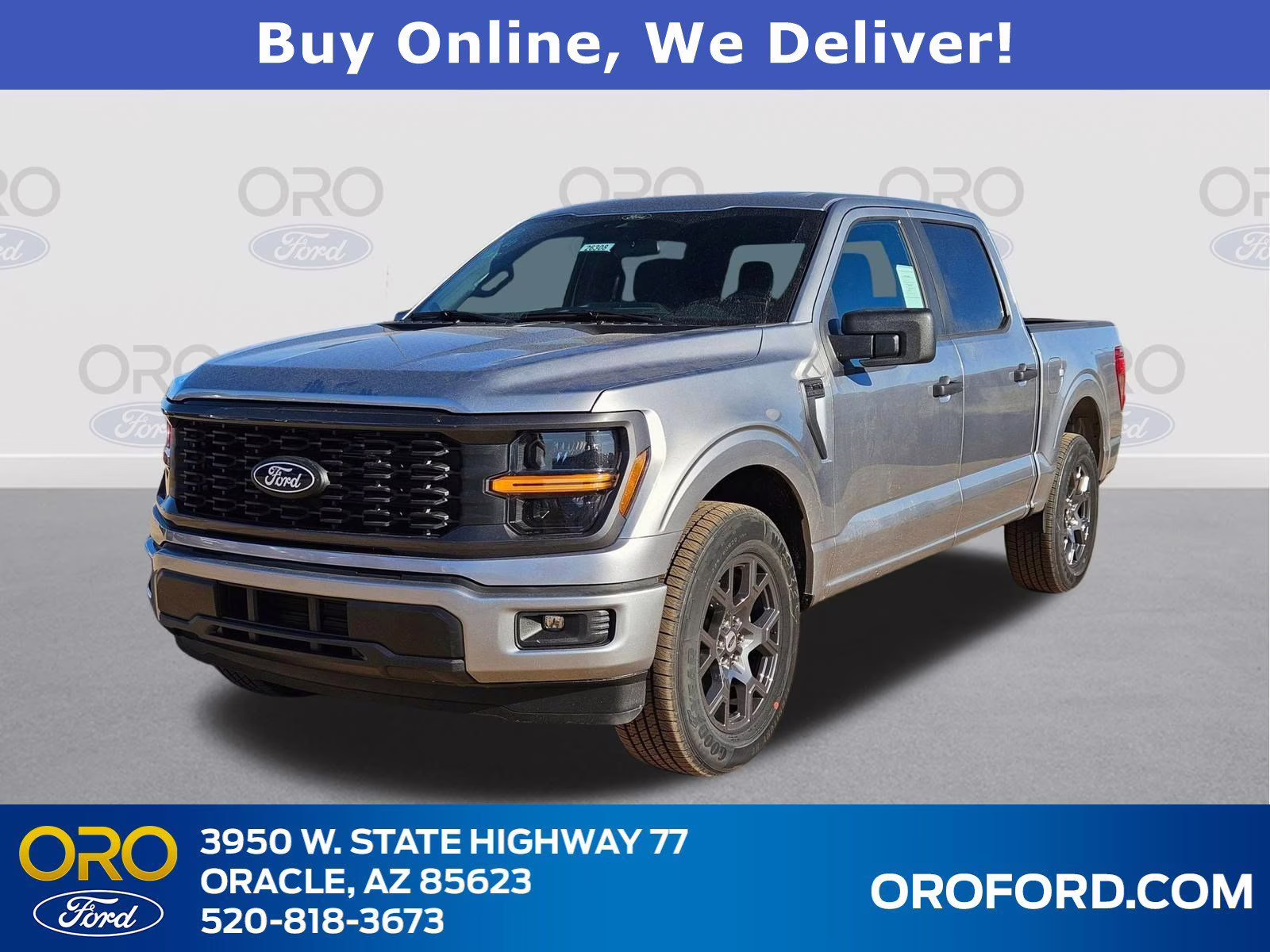 2026 Silver Metallic Ford F-150 STX RWD Truck