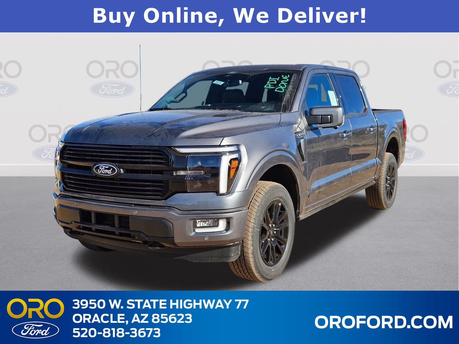 2026 Gray Metallic Ford F-150 Platinum 4X4 Truck