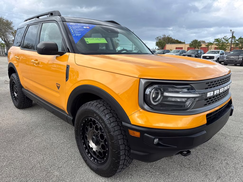 2022 Orange Metallic Ford Bronco Sport Badlands 4X4 SUV