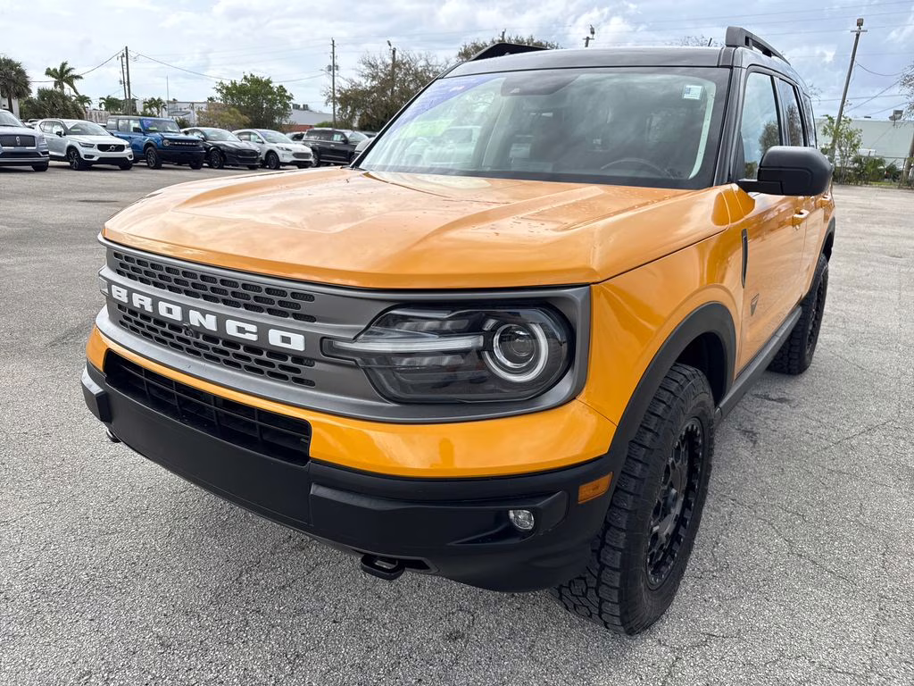 2022 Orange Metallic Ford Bronco Sport Badlands 4X4 SUV