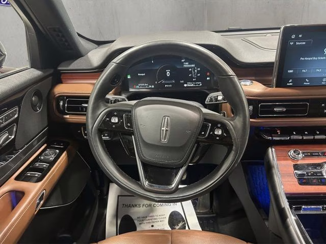 2023 Diamond Red Metallic Tinted Clearcoat Lincoln Aviator Reserve AWD SUV