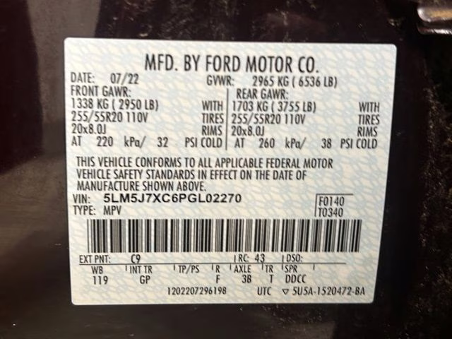 2023 Diamond Red Metallic Tinted Clearcoat Lincoln Aviator Reserve AWD SUV