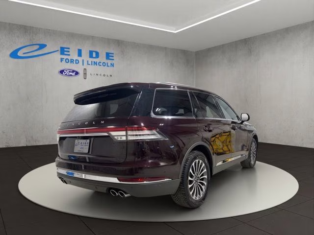 2023 Diamond Red Metallic Tinted Clearcoat Lincoln Aviator Reserve AWD SUV