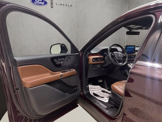 2023 Diamond Red Metallic Tinted Clearcoat Lincoln Aviator Reserve AWD SUV