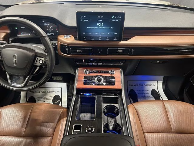 2023 Diamond Red Metallic Tinted Clearcoat Lincoln Aviator Reserve AWD SUV