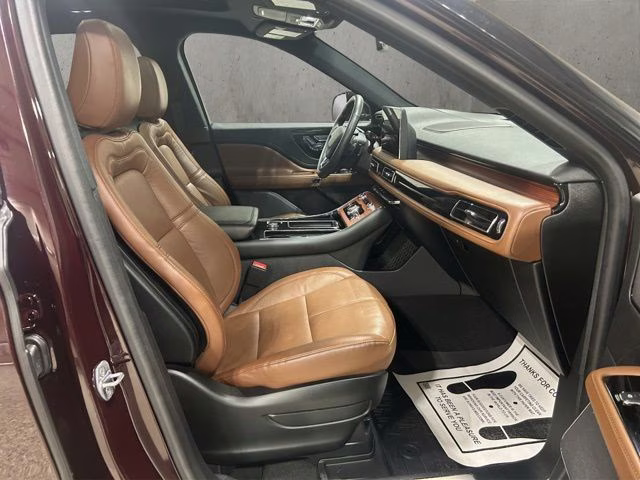 2023 Diamond Red Metallic Tinted Clearcoat Lincoln Aviator Reserve AWD SUV