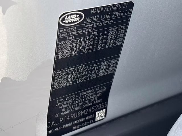 2021 Hakuba Silver Metallic Land Rover Discovery S R-Dynamic AWD SUV