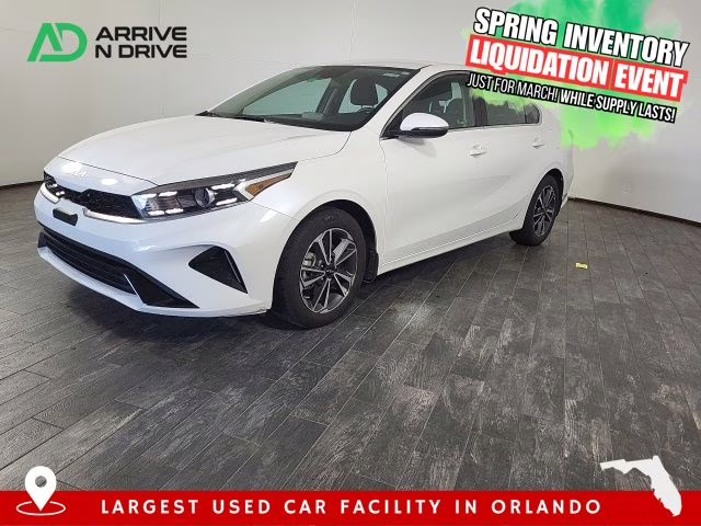 2023 Clear White Kia Forte GT-Line FWD Sedan