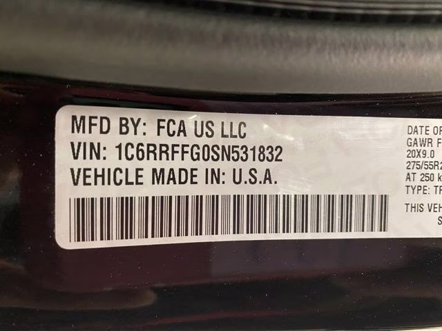 2025 Diamond Black Crystal Pearlcoat Ram 1500 Big Horn/Lone Star 4X4 Truck