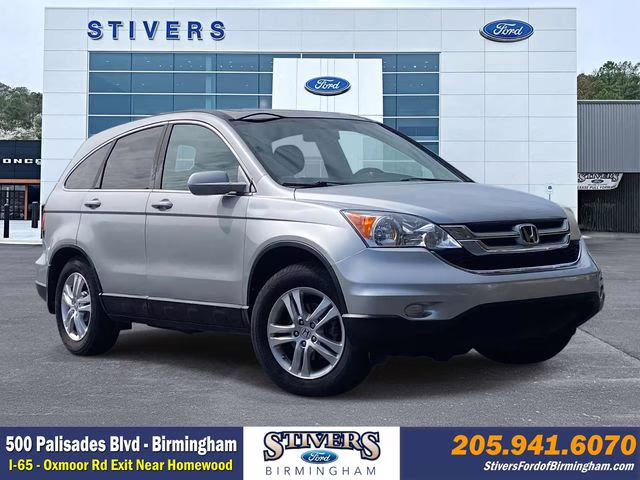 2010 Alabaster Silver Metallic Honda CR-V EX-L 4X4 SUV
