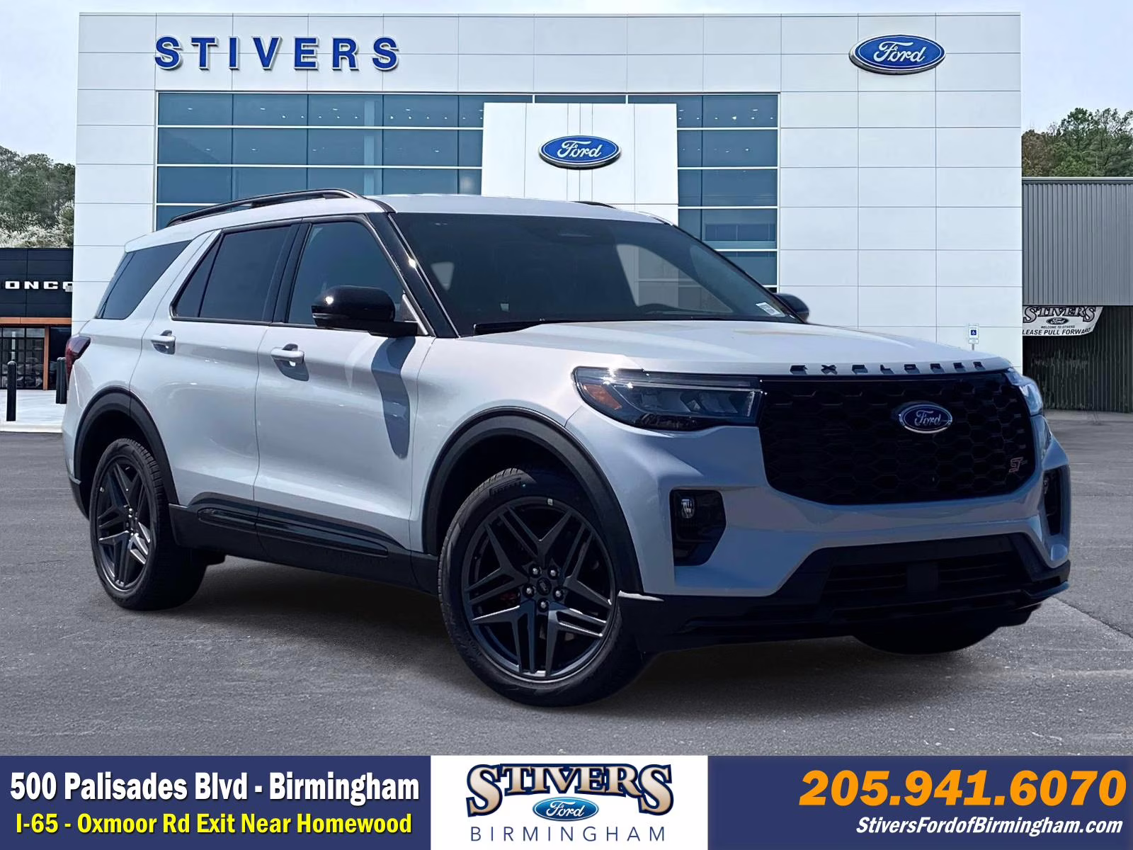 2026 White Metallic Ford Explorer ST 4X4 SUV