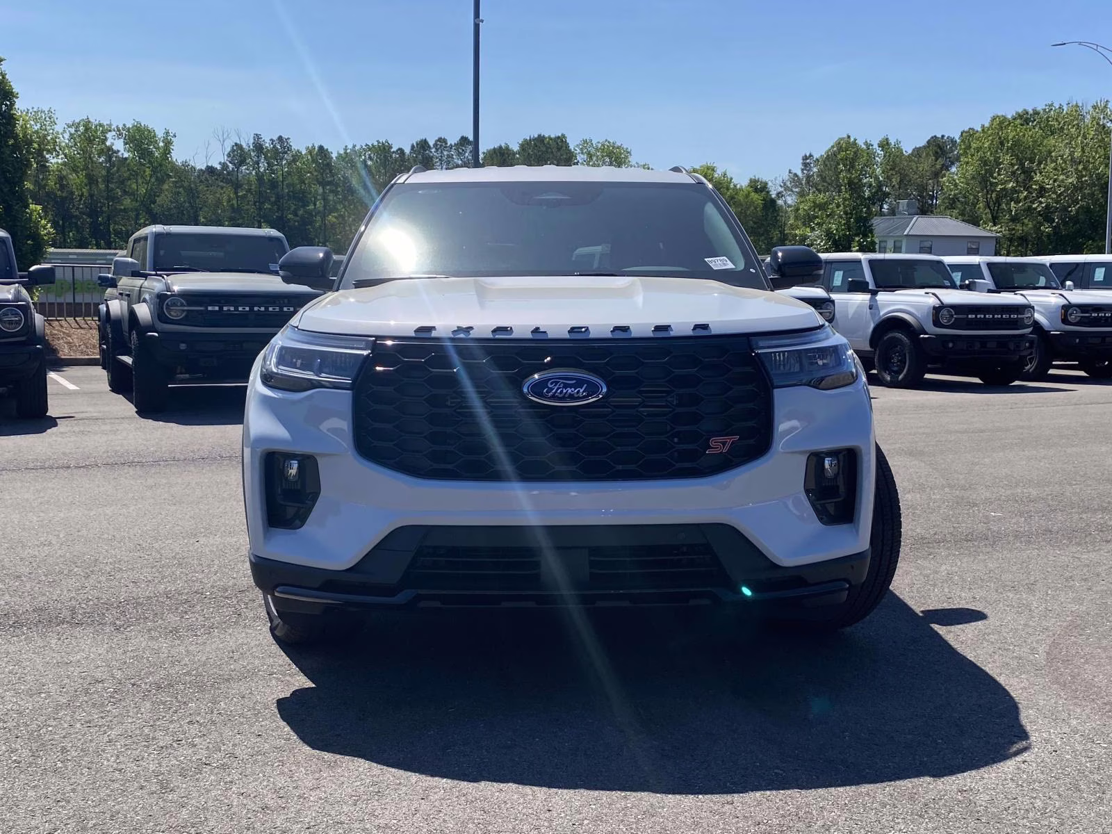 2026 White Metallic Ford Explorer ST 4X4 SUV