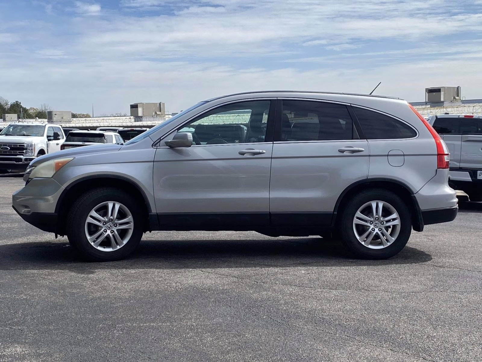 2010 Alabaster Silver Metallic Honda CR-V EX-L 4X4 SUV